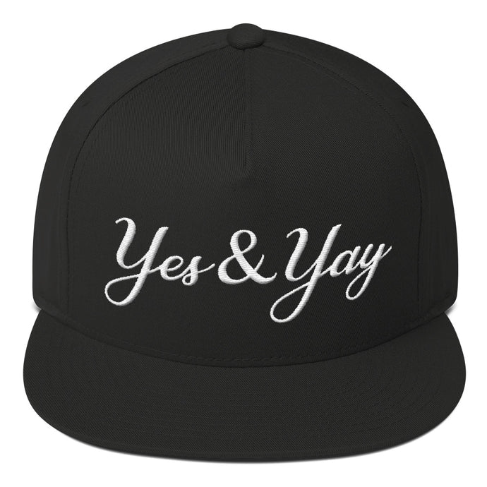 Yes and Yay Flat Bill 5 Panel Cap