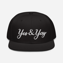 Yes&Yay Black Snapback Cap