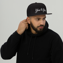Yes&Yay Black Snapback Cap