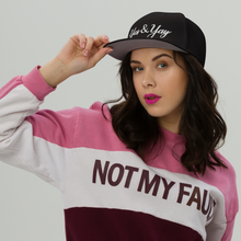 Yes&Yay Black Snapback Cap