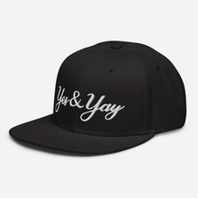 Yes&Yay Black Snapback Cap