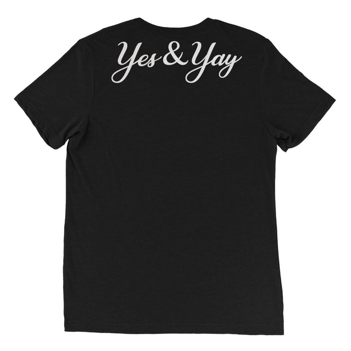 Yes&Yay Black Short Sleeve Unisex Tee
