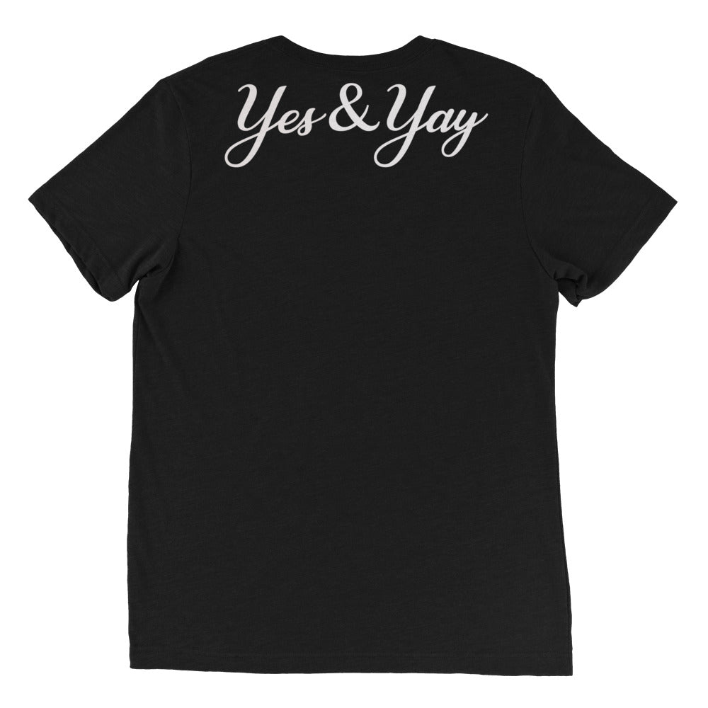 Yes&Yay Black Short Sleeve Unisex Tee