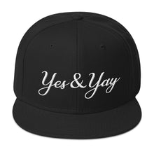 Yes&Yay Black Snapback Cap