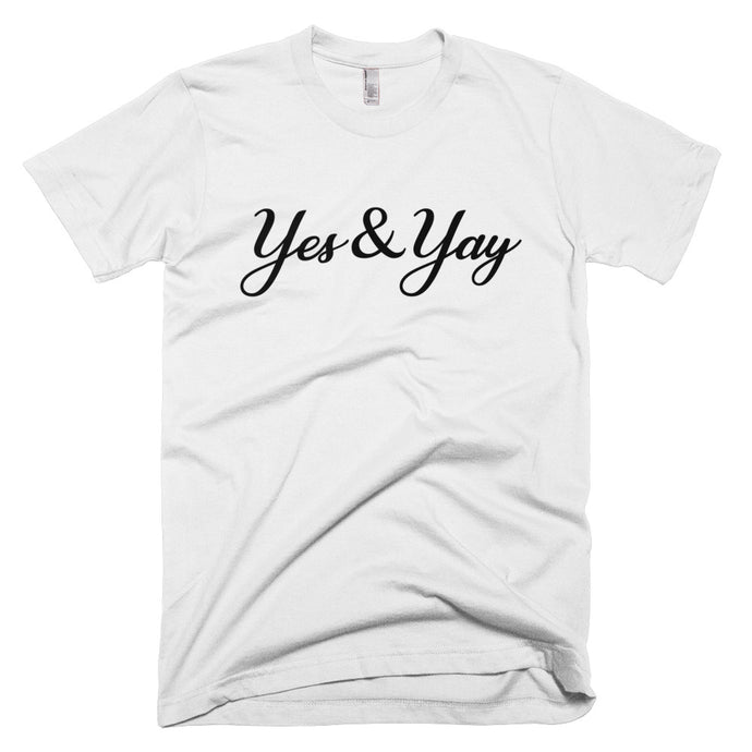 Yes&Yay Unisex Short-Sleeve T-Shirt, White